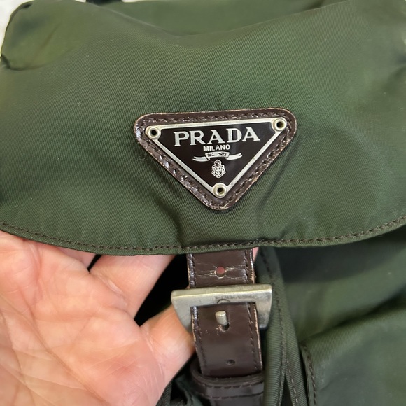 💚Authentic PRADA backpack. Made in ITALY. - Picture 3 of 17